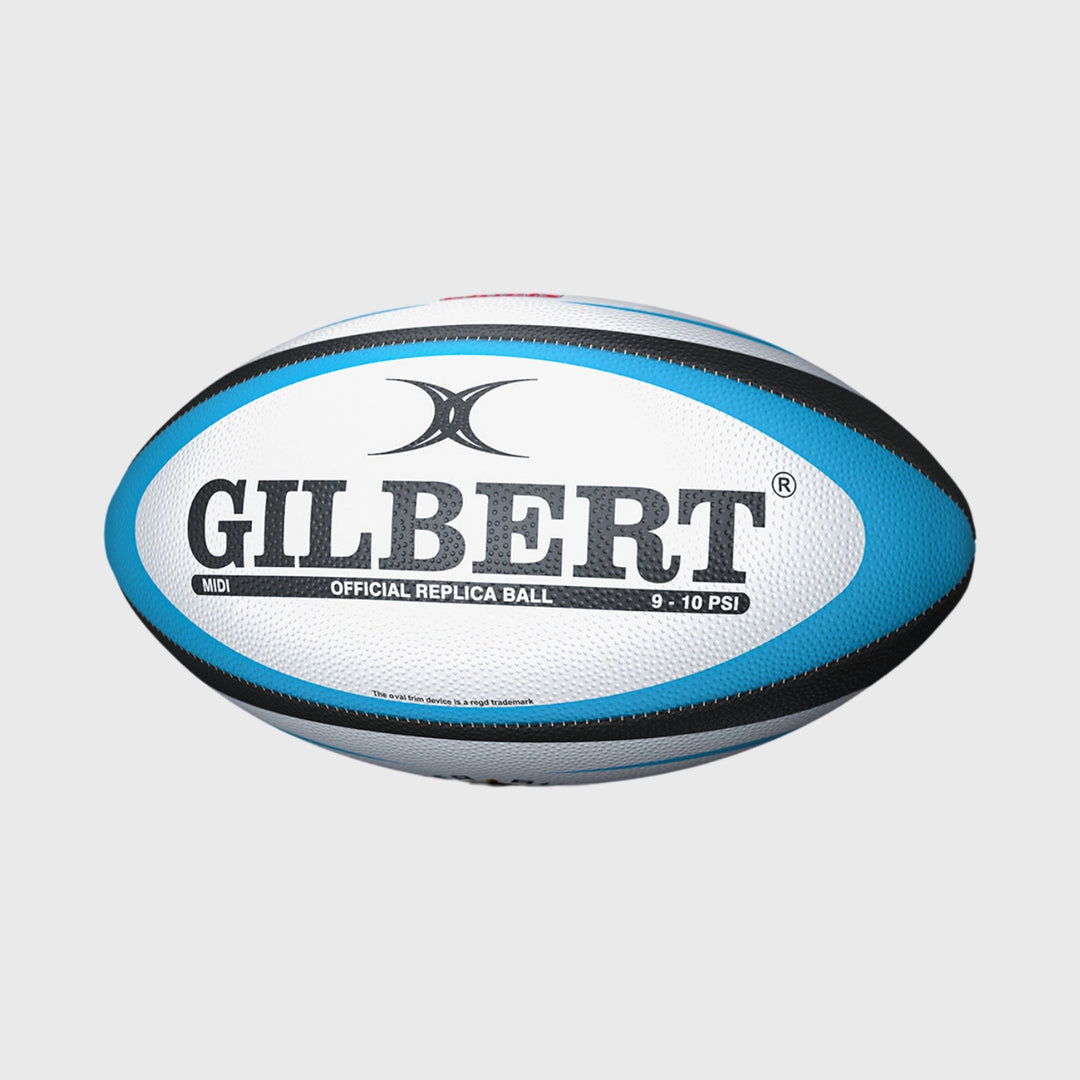 Gilbert Exeter Chiefs Replica Midi Rugby Ball - Rugbystuff.com