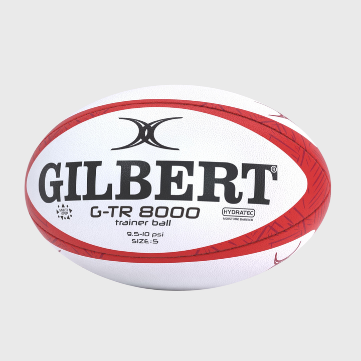 Gilbert G-TR8000 Training Rugby Ball Red Size 5