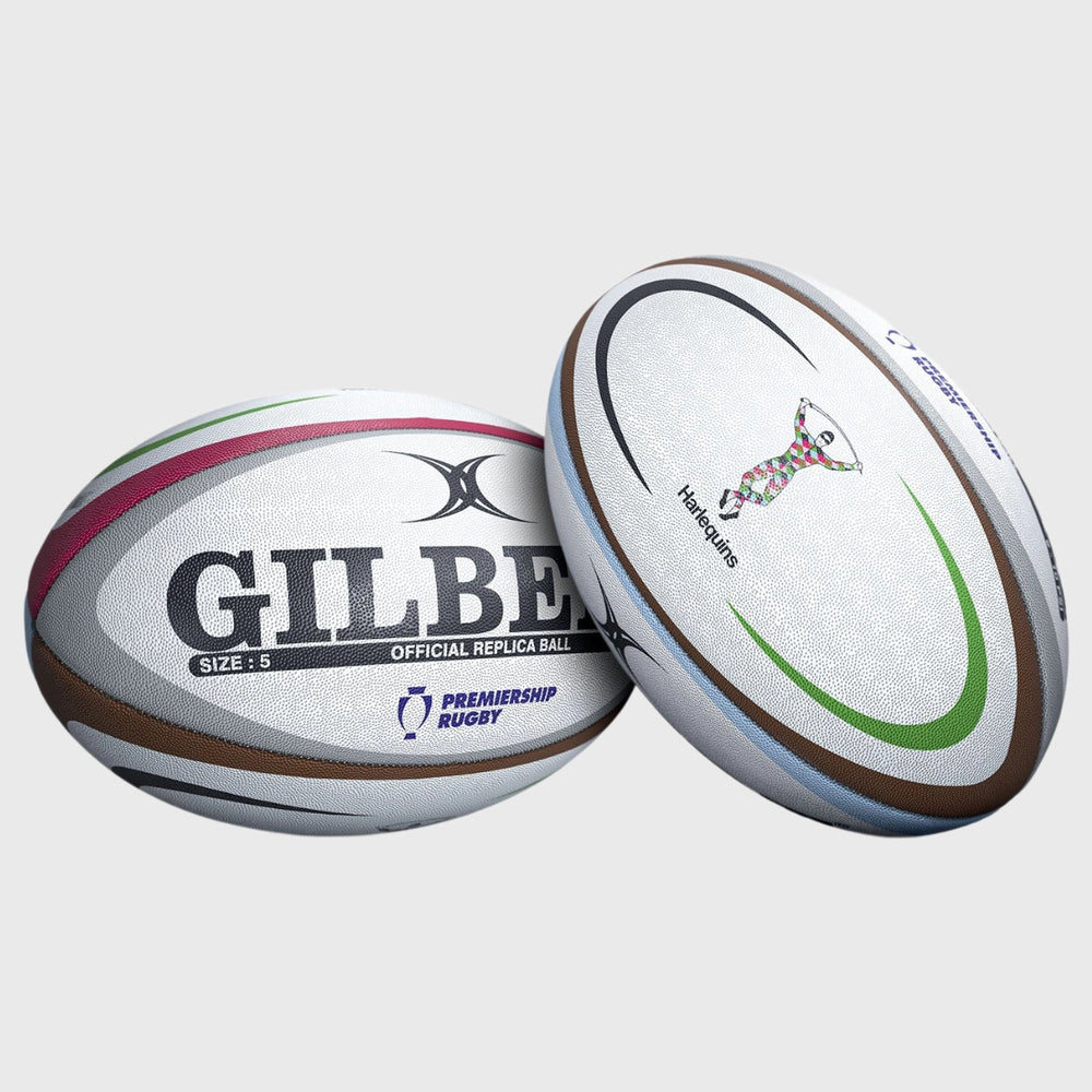 Gilbert Harlequins Replica Rugby Ball - Rugbystuff.com