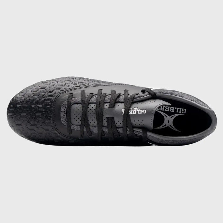 Gilbert Icon Vapour 8 Stud Rugby Boots Black - Rugbystuff.com