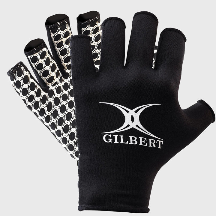 Gilbert International Rugby Grip Mitt Black/White - Rugbystuff.com