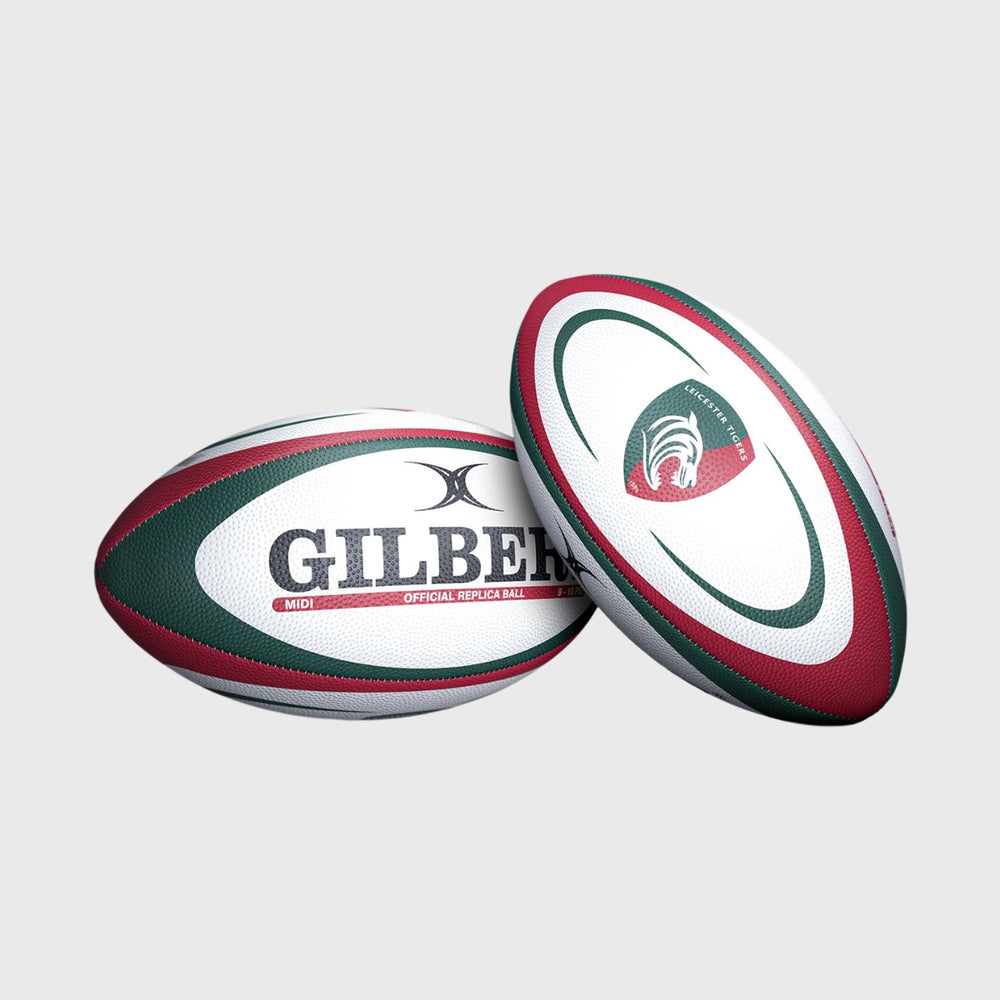 Gilbert Leicester Tigers Replica Midi Rugby Ball - Rugbystuff.com