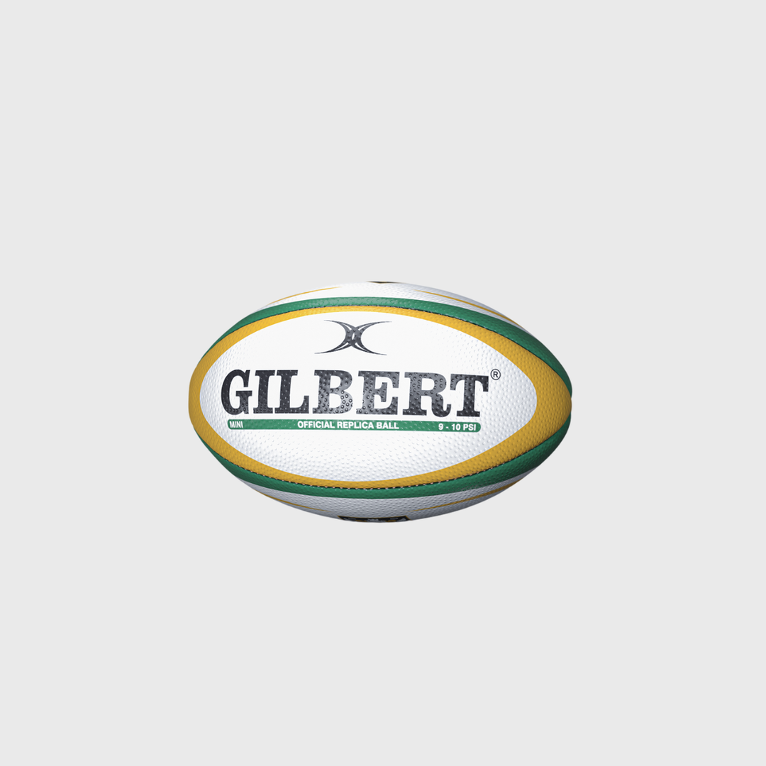 Gilbert Northampton Saints Replica Mini Rugby Ball