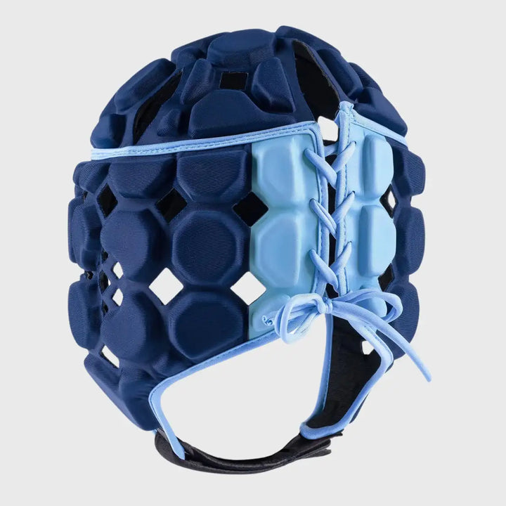 Gilbert Octane Junior Headguard Navy/Sky - Rugbystuff.com