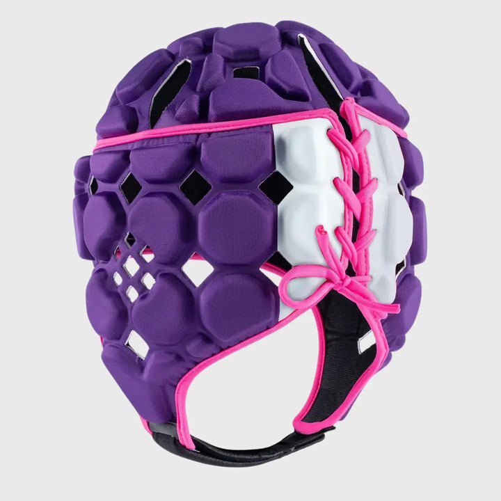 Gilbert Octane Junior Headguard Purple/Pink - Rugbystuff.com