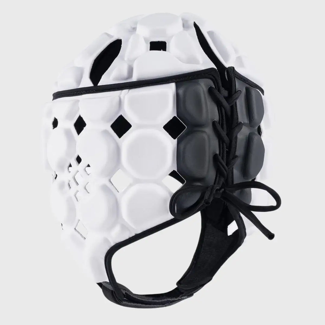 Gilbert Octane Junior Headguard White/Black - Rugbystuff.com