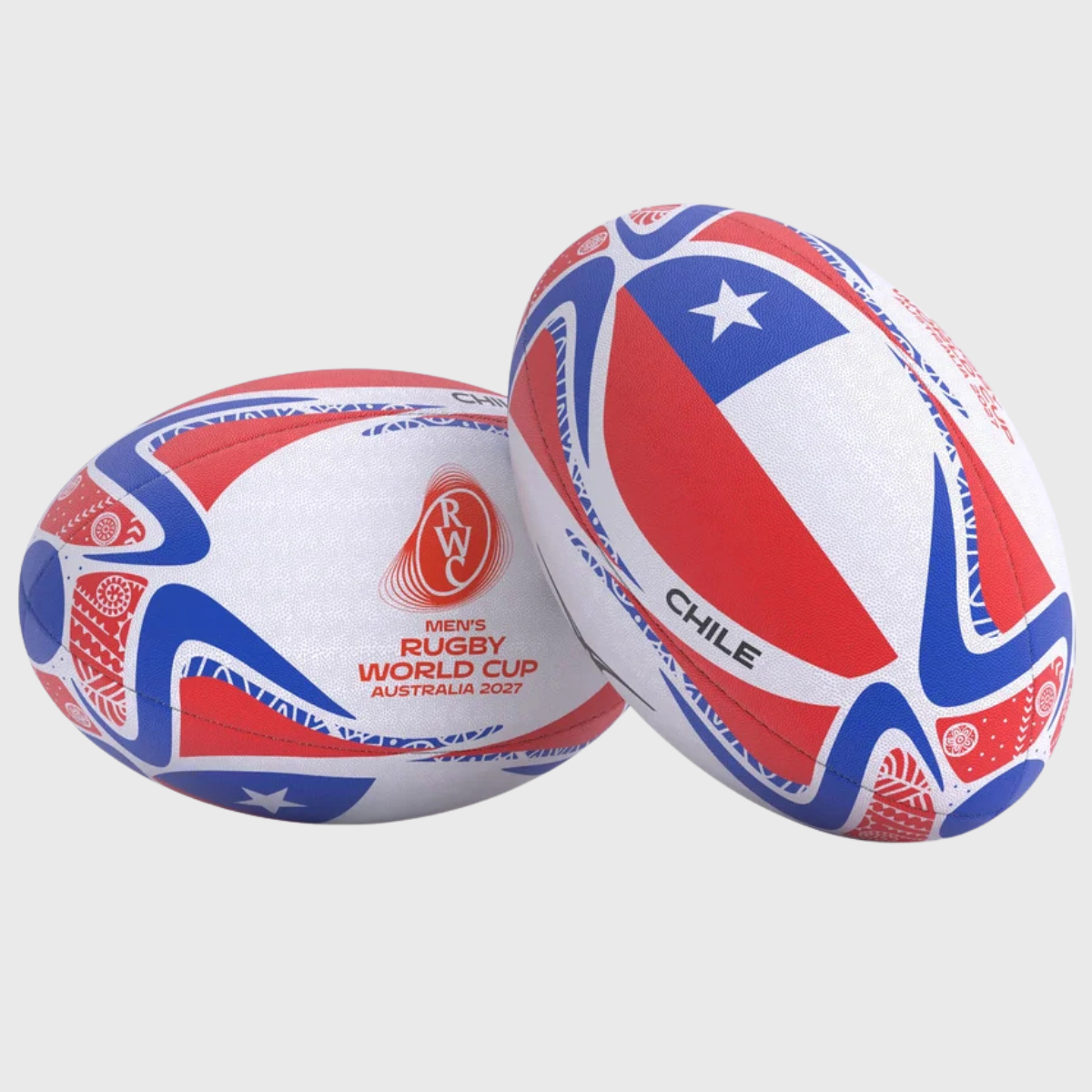 Gilbert RWC 2027 Chile Flag Rugby Ball | Rugbystuff – Rugbystuff.com