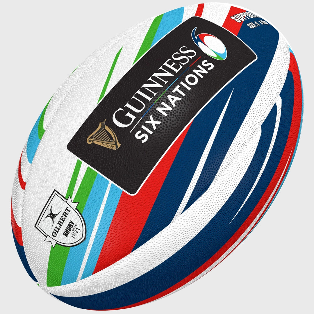 Gilbert Guinness Six Nations Supporter's Rugby Ball - Rugbystuff.com