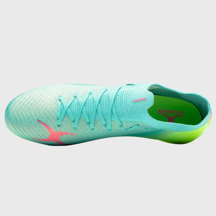Gilbert Speedster 6 Stud Rugby Boots Aqua - Rugbystuff.com