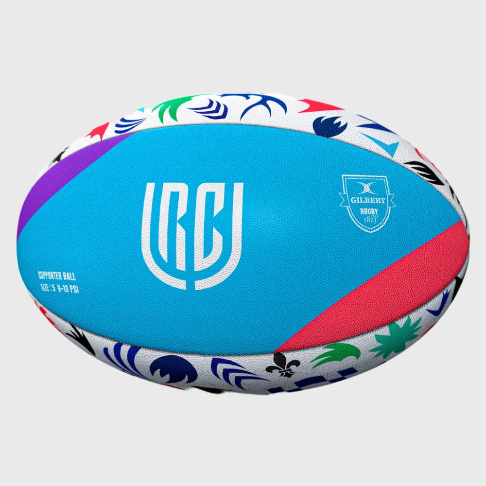Gilbert United Rugby Championship Crest Supporters Rugby Ball - Rugbystuff.com