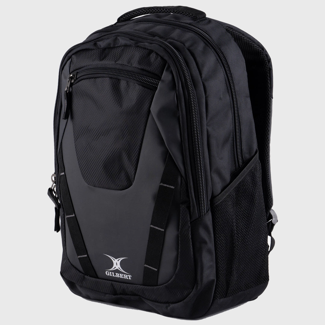 Gilbert Club V4 Rugby Rucksack Black - Rugbystuff.com