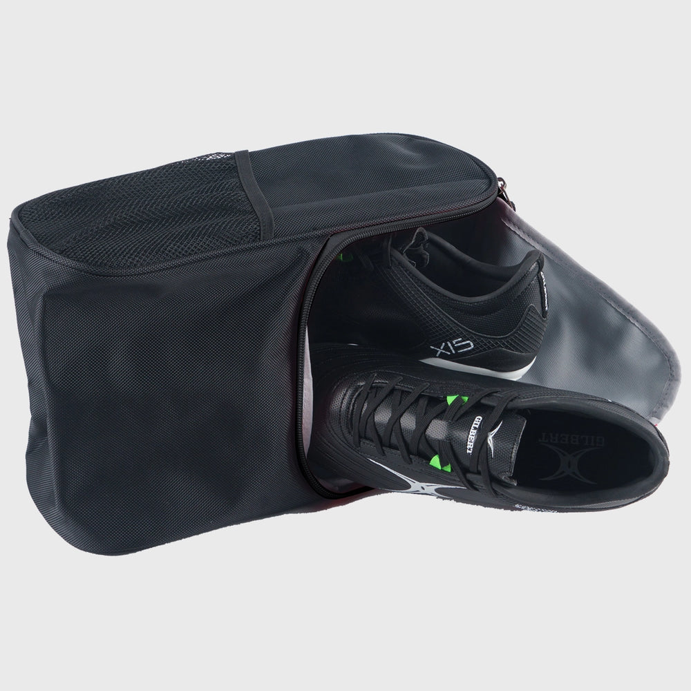 Gilbert Club V4 Rugby Boot Bag Black - Rugbystuff.com