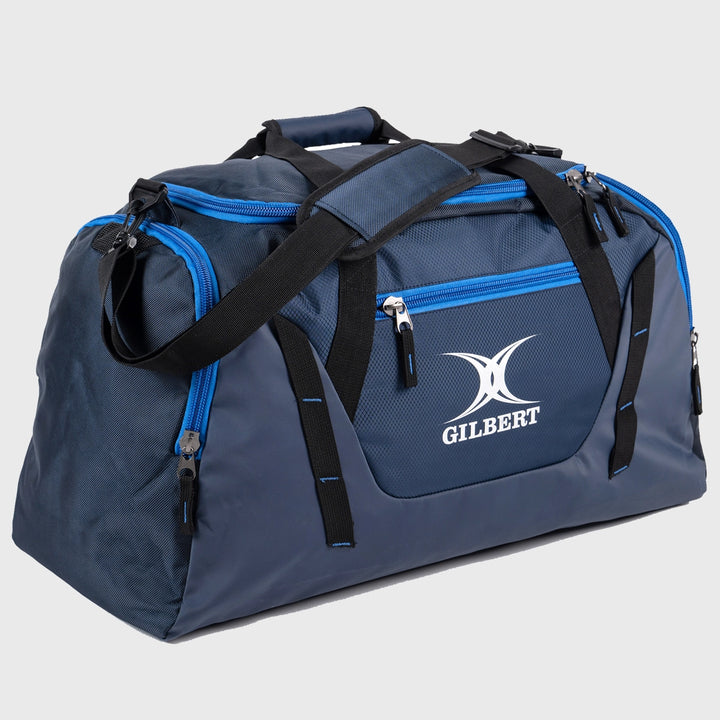 Gilbert Club V4 Rugby Holdall Navy/Sky - Rugbystuff.com