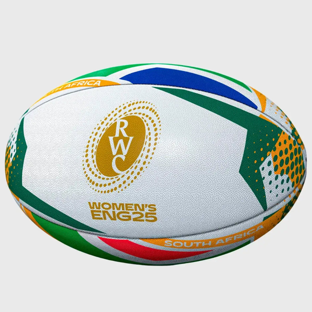Springbok Rugby Ball Stripes Gilbert South Africa WRWC 2025 Rugby Ball – Rugbystuff.com