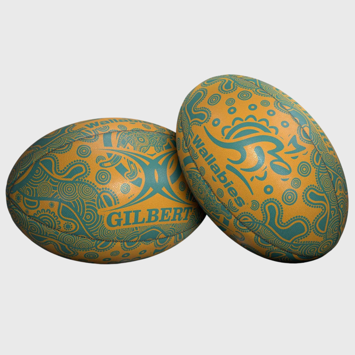 Gilbert Wallabies Indigenous Supporters Rugby Ball
