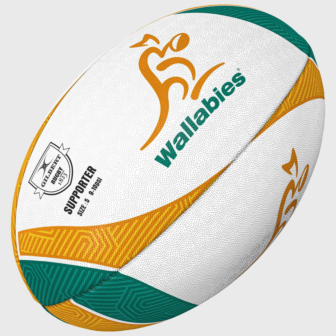 Gilbert Australia Supporters Rugby Ball - Rugbystuff.com