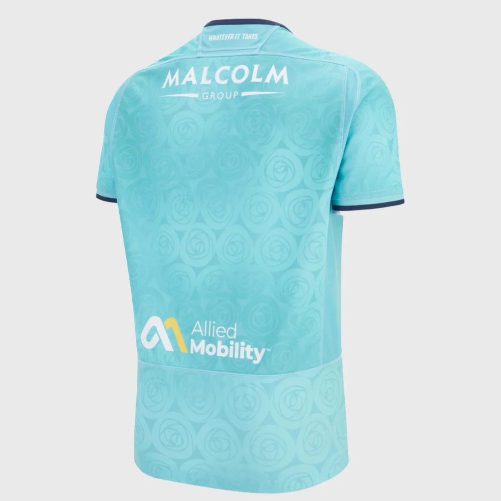 Macron Glasgow Warriors Kid's Away Replica Rugby Shirt 2025/26 - Rugbystuff.com