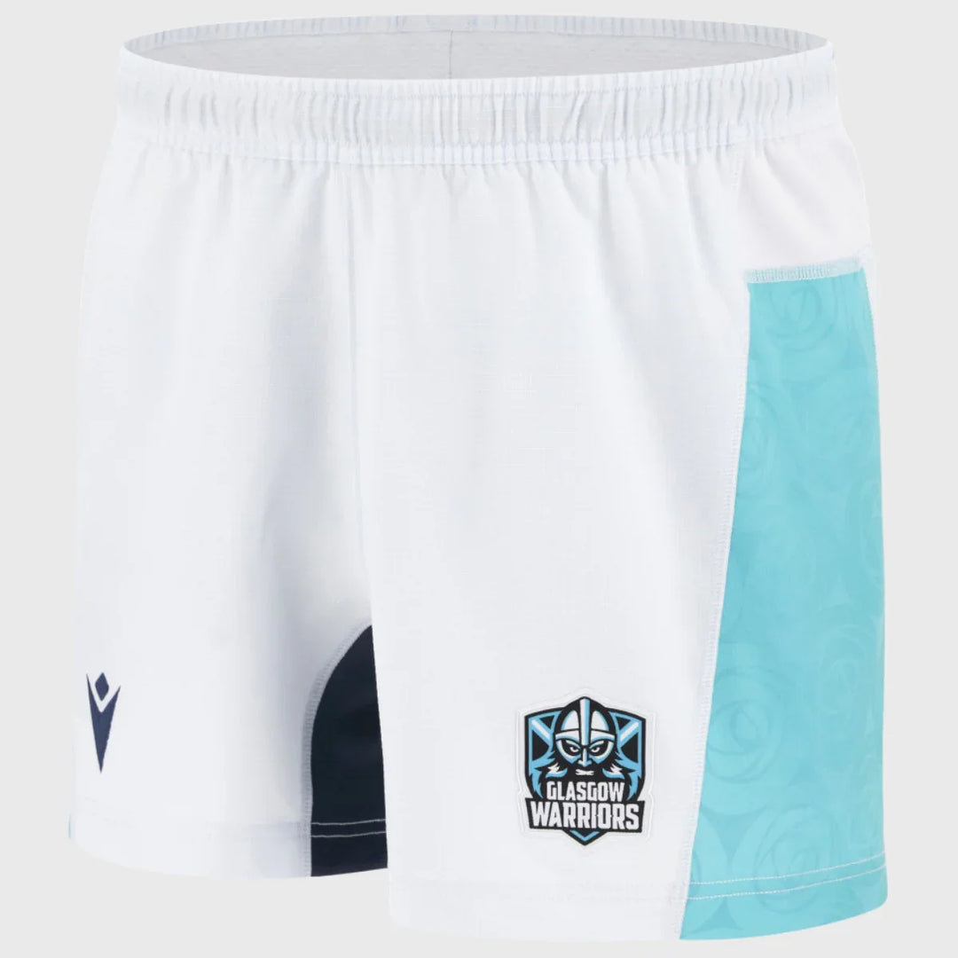 Macron Glasgow Warriors Kid's Away Rugby Shorts 2025/26 - Rugbystuff.com