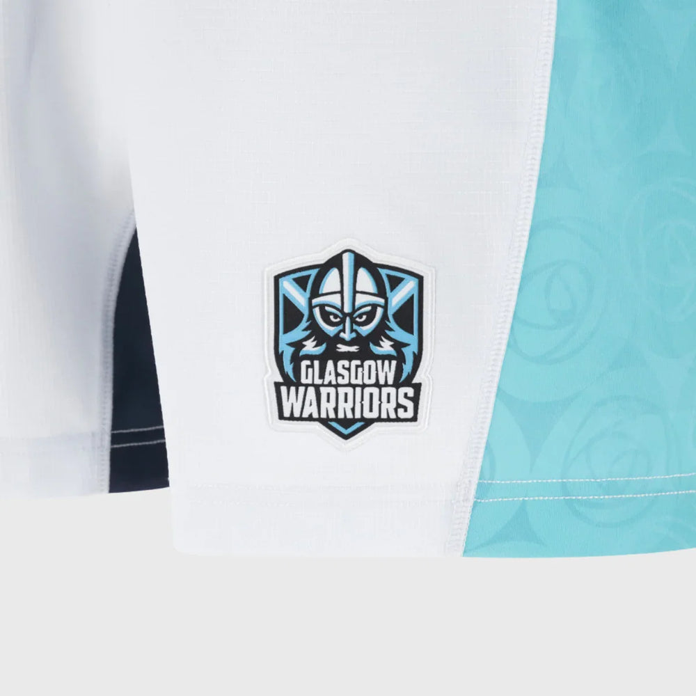 Macron Glasgow Warriors Kid's Away Rugby Shorts 2025/26 - Rugbystuff.com
