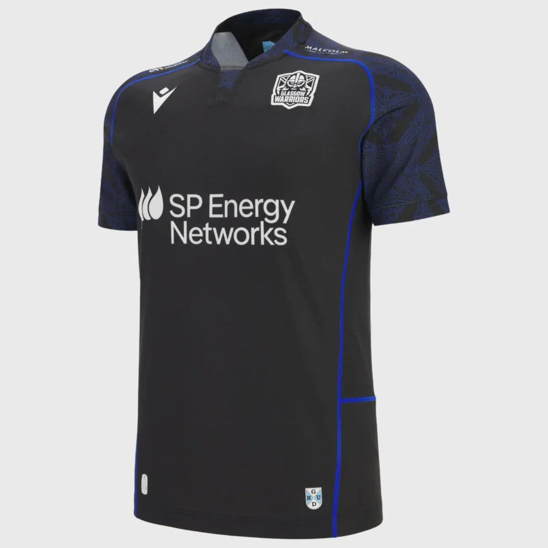 Macron Glasgow Warriors Kid's Home Replica Rugby Shirt 2025/26 - Rugbystuff.com