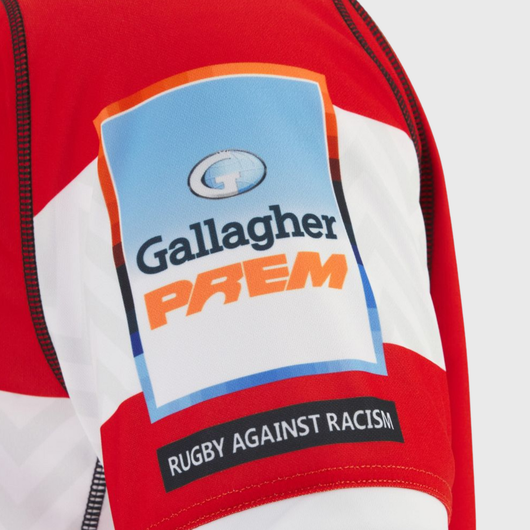 Macron Gloucester Home Replica Rugby Shirt 2025/26 - Rugbystuff.com