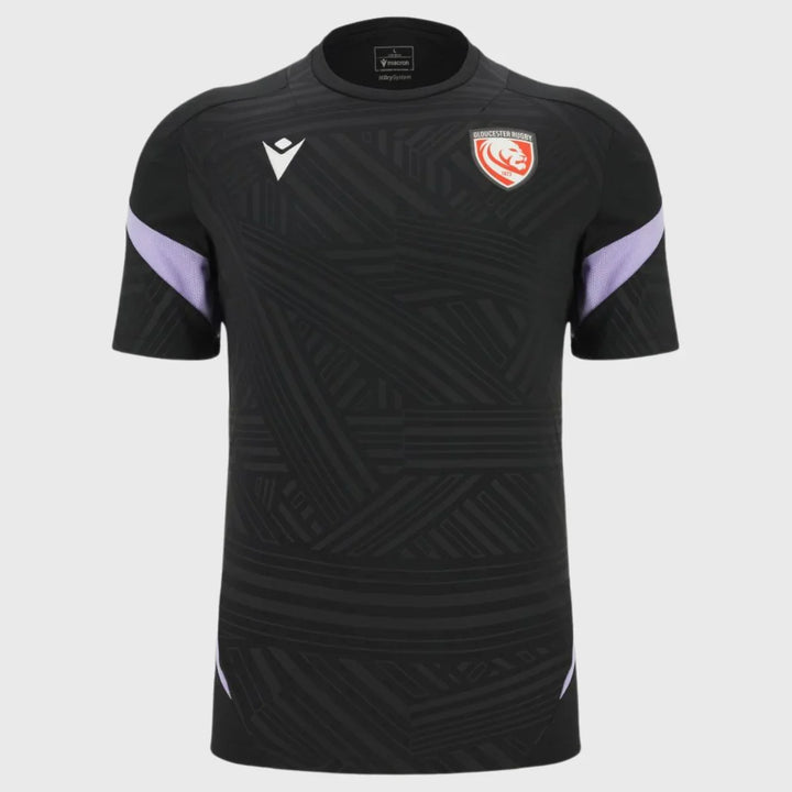 Macron Gloucester Rugby Poly Tee 2025/26 - Rugbystuff.com
