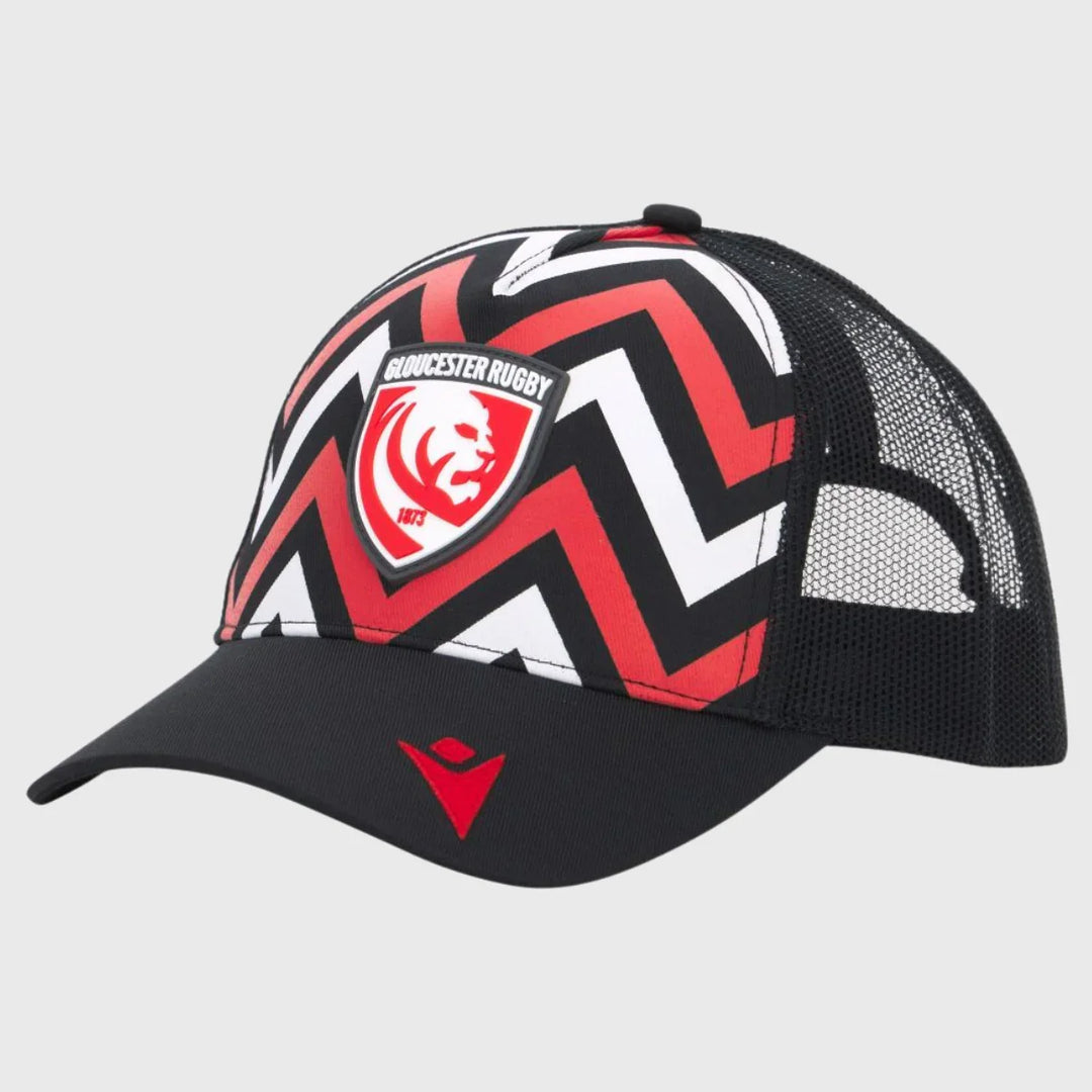 Macron Gloucester Rugby Trucker Cap 2025/26 - Rugbystuff.com