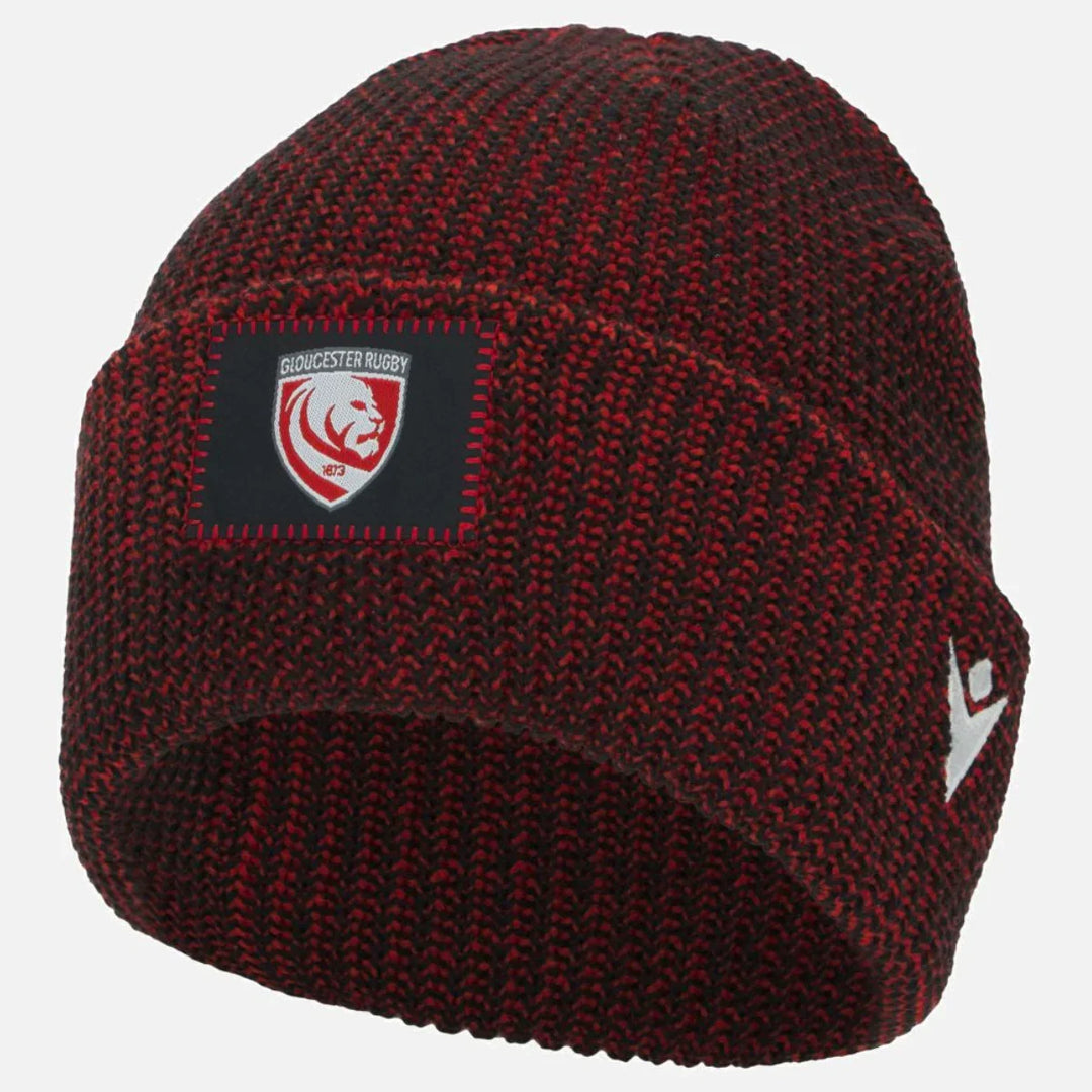 Macron Gloucester Rugby Waffle Beanie Hat 2025/26 - Rugbystuff.com