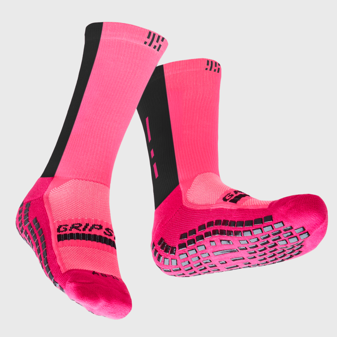 Grip Star 50/50 Rugby Grip Sock Black/Pink