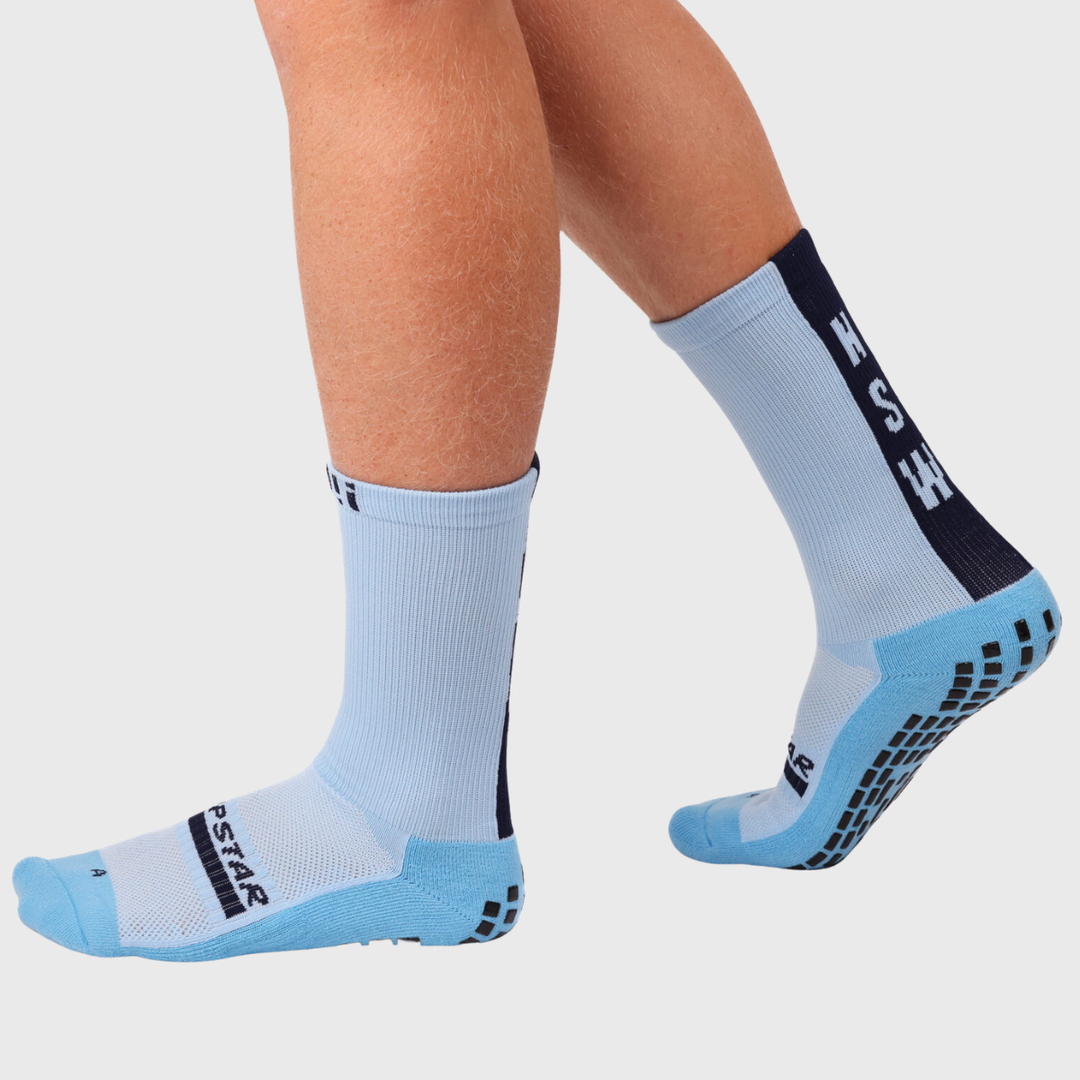 Grip Star New South Wales Crew Rugby Grip Socks - Rugbystuff.com