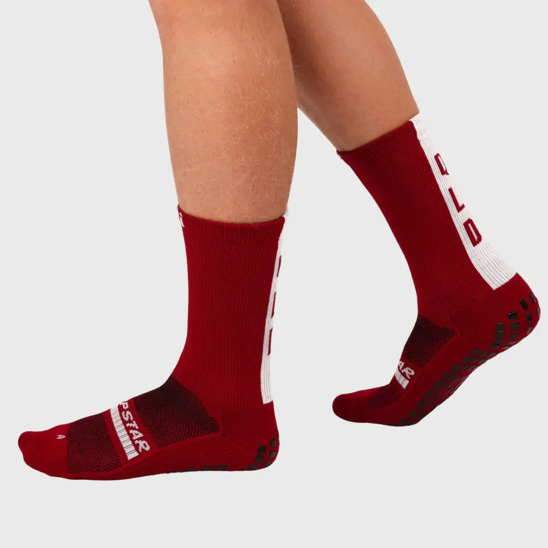 Grip Socks Rugby Grip Star Queensland Crew Rugby Grip Socks – Rugbystuff.com