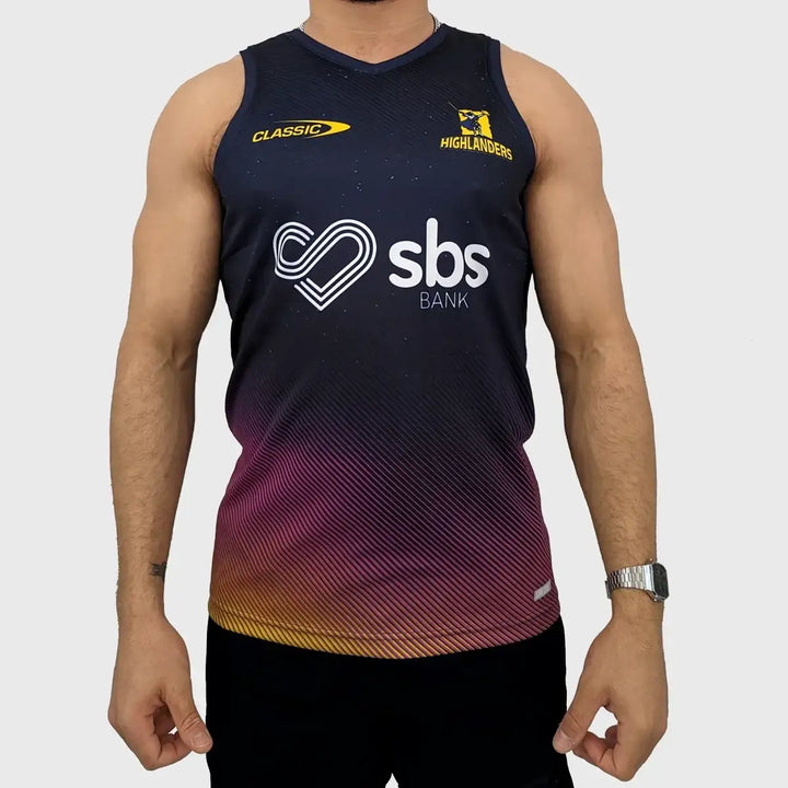 Classic Sportswear Highlanders Training Singlet Puple – Rugbystuff.com