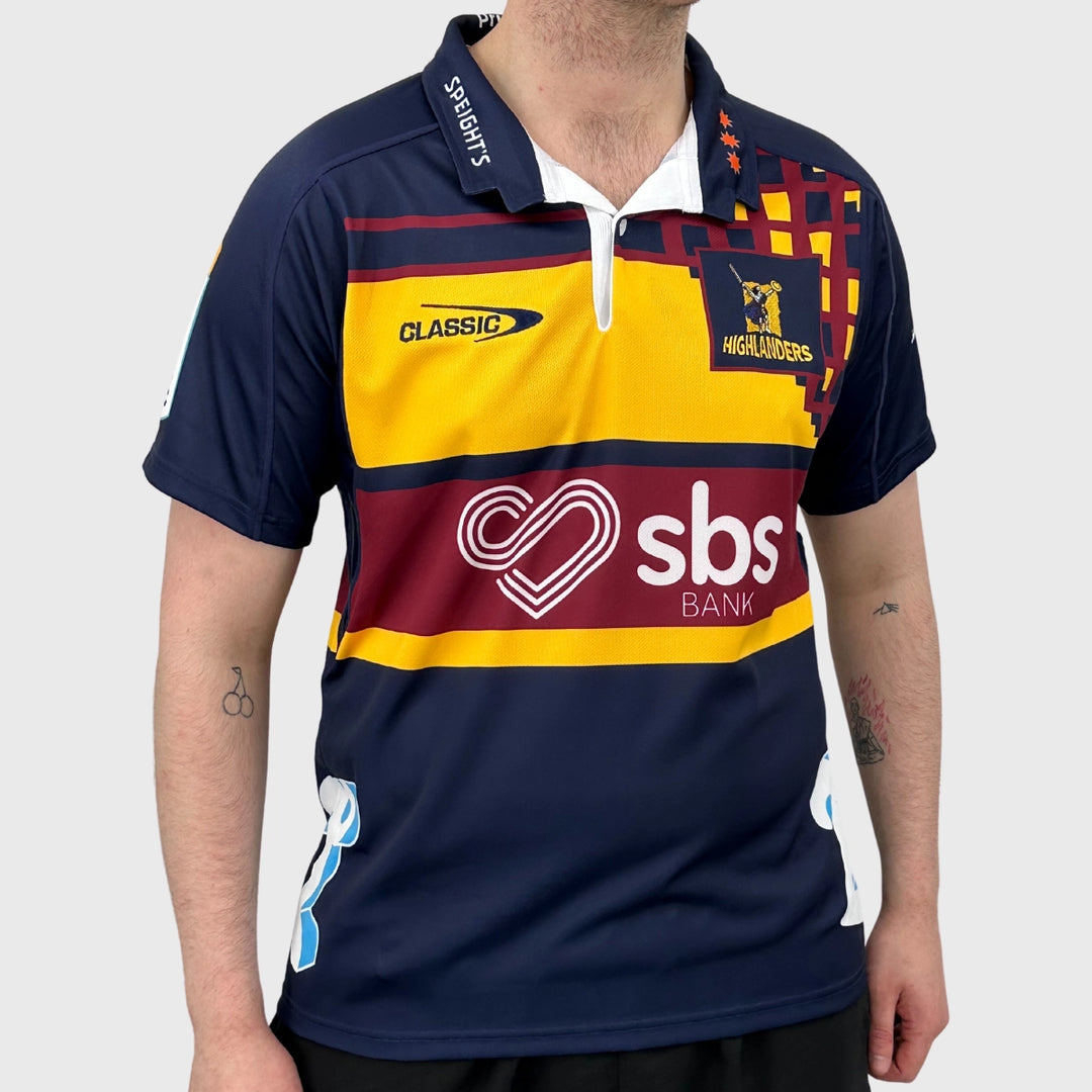Classic Highlanders Kid's Super Rugby Heritage Rugby Shirt - Rugbystuff.com
