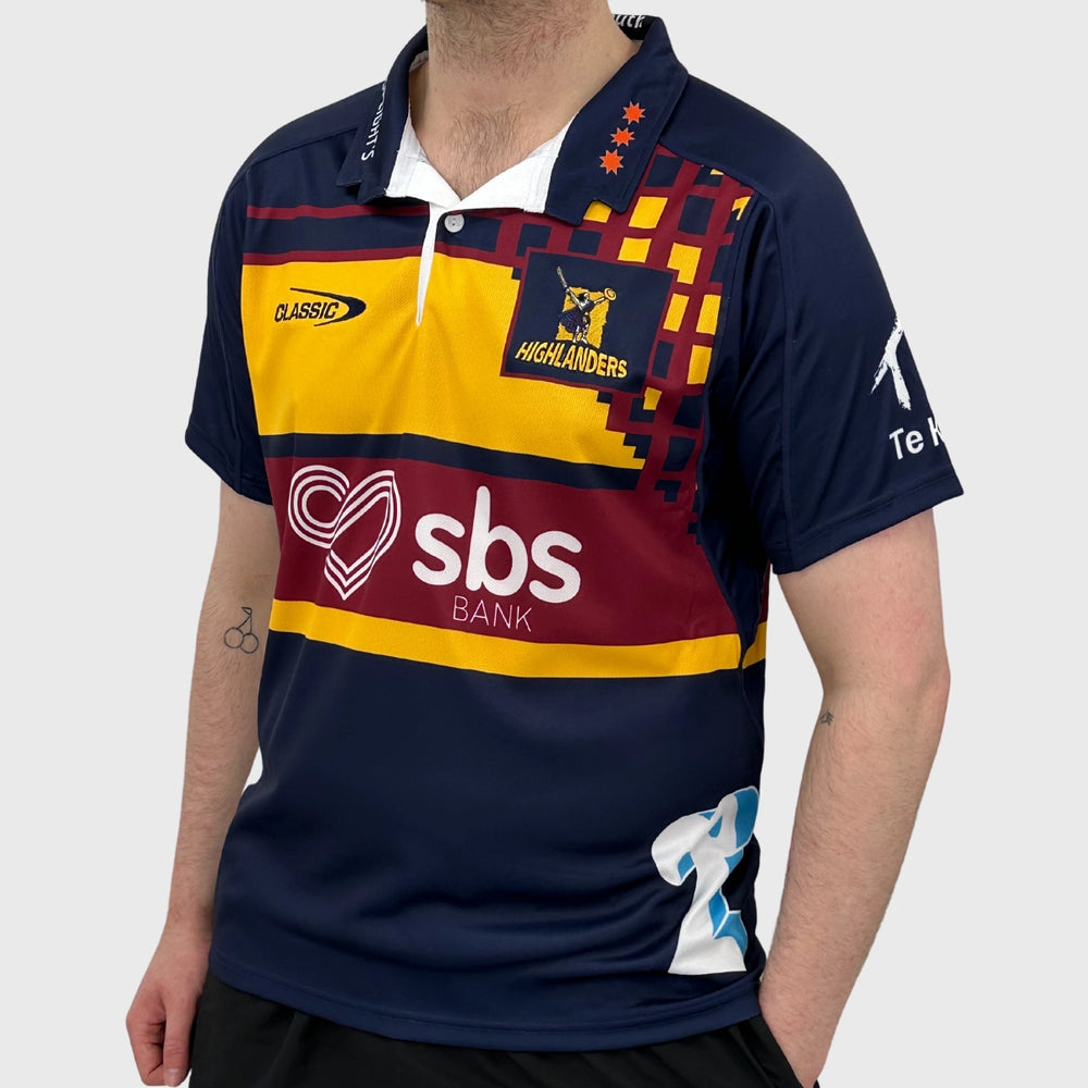 Classic Highlanders Kid's Super Rugby Heritage Rugby Shirt - Rugbystuff.com