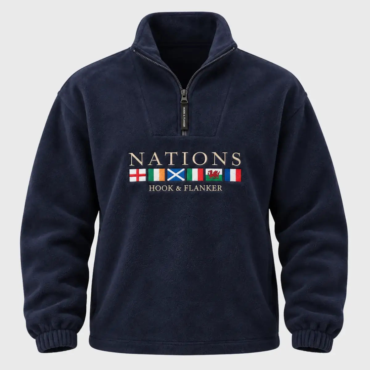 HookFlankerSixNationsFleeceNavy - Rugbystuff.com