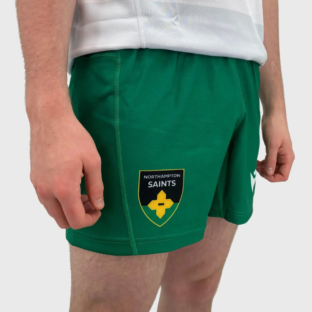 Macron Northampton Saints Away Rugby Shorts 2024/25 - Rugbystuff.com