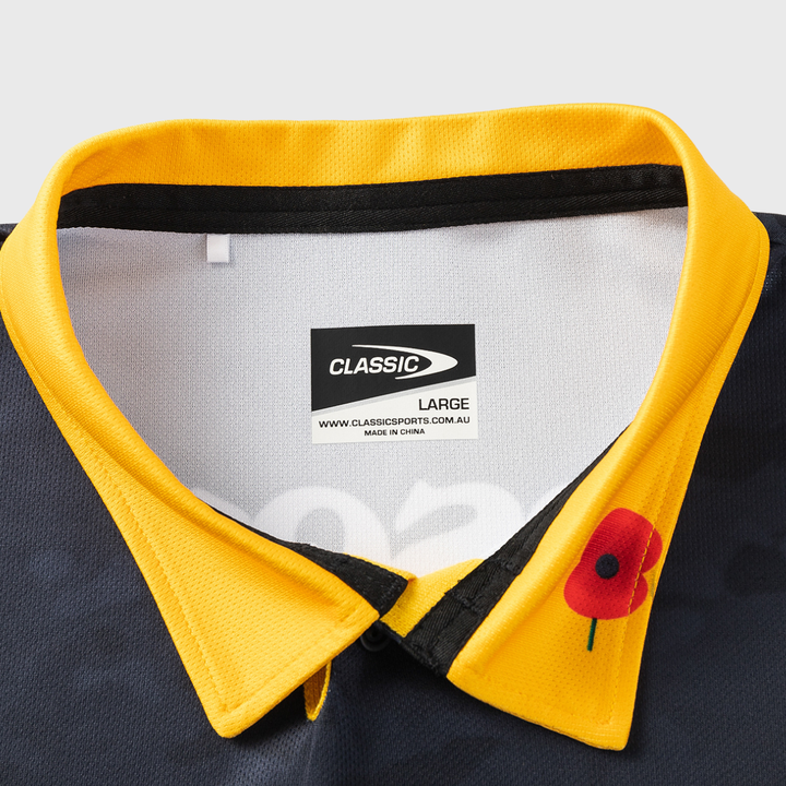 Classic Hurricanes Super Rugby Anzac Round Rugby Shirt 2026 - Rugbystuff.com