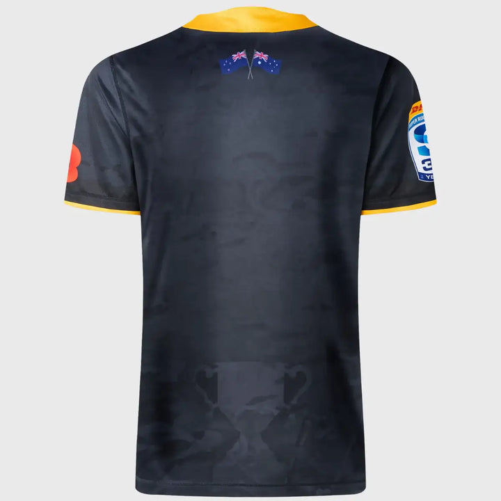 Classic Hurricanes Super Rugby Anzac Round Training Tee Black 2026 - Rugbystuff.com