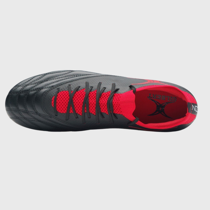Gilbert Icon Players 6 Stud Rugby Boots Black - Rugbystuff.com