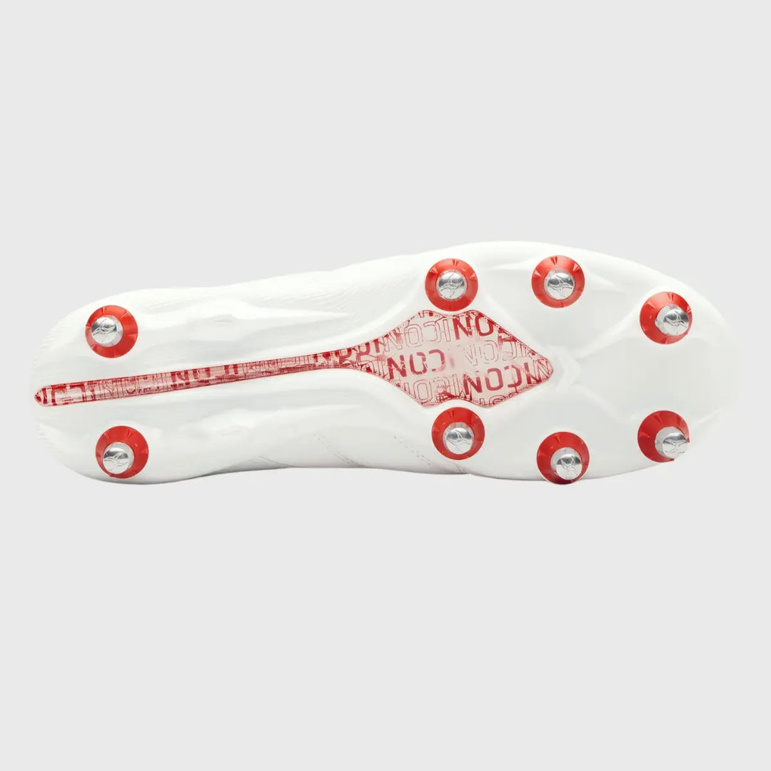 Gilbert Icon Players 8 Stud Rugby Boots White - Rugbystuff.com