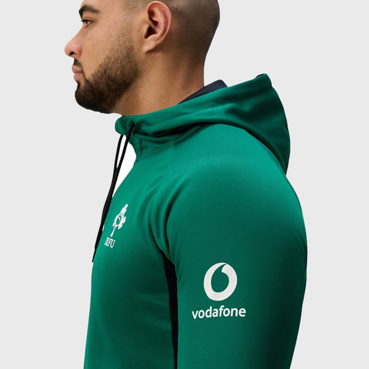 Canterbury Ireland Rugby 1/4 Zip Training Hoody Green - Rugbystuff.com