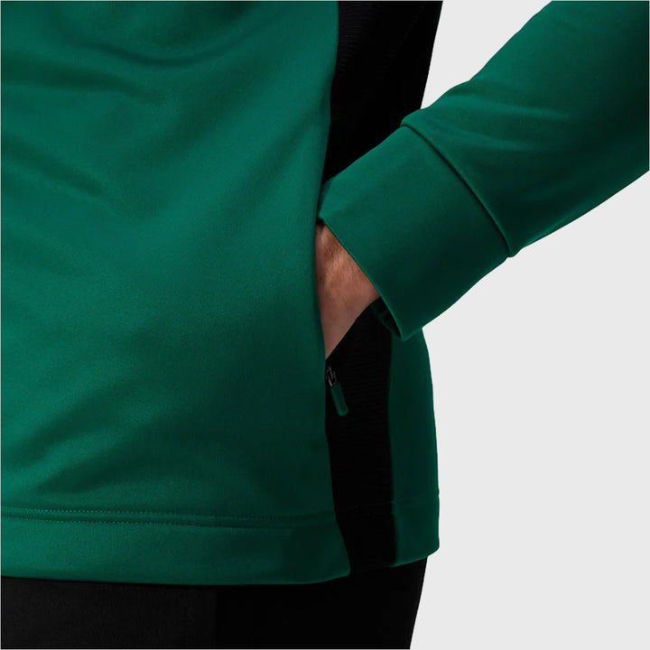 Canterbury Ireland Rugby 1/4 Zip Training Hoody Green - Rugbystuff.com