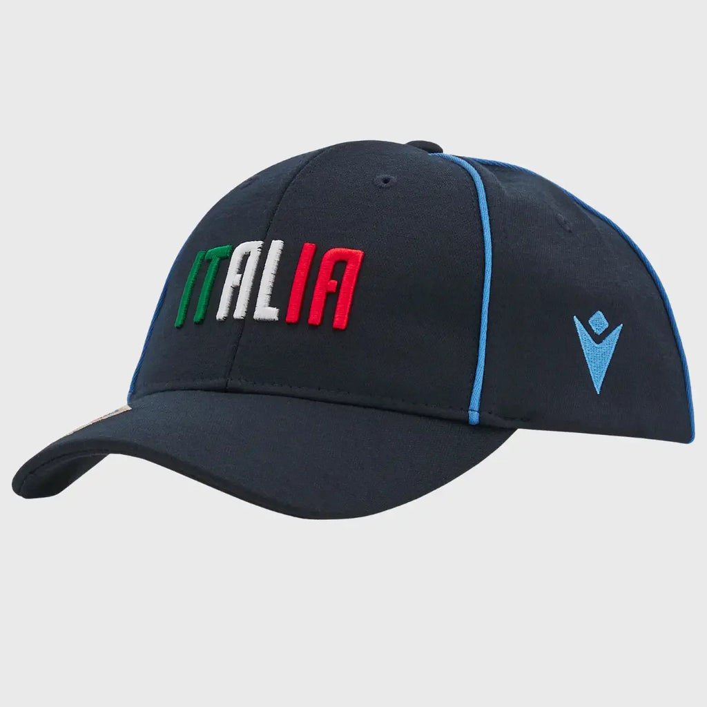 Macron Italy Rugby Baseball Cap Navy