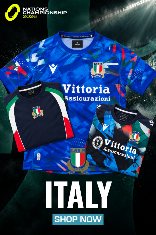 Italy Rugby Shirts & Slider