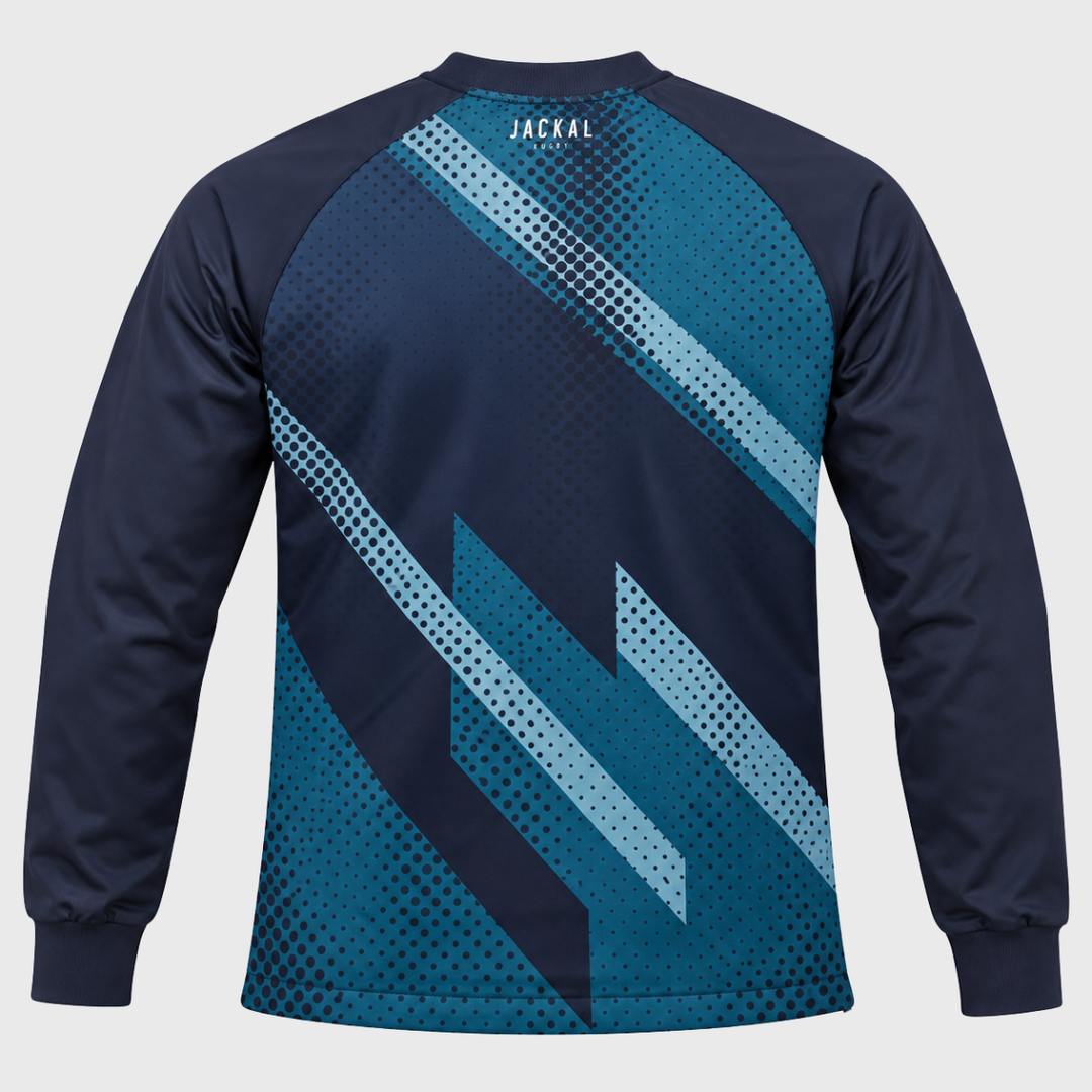 Jackal Rugby Sublimated Contact Top Navy/Steel