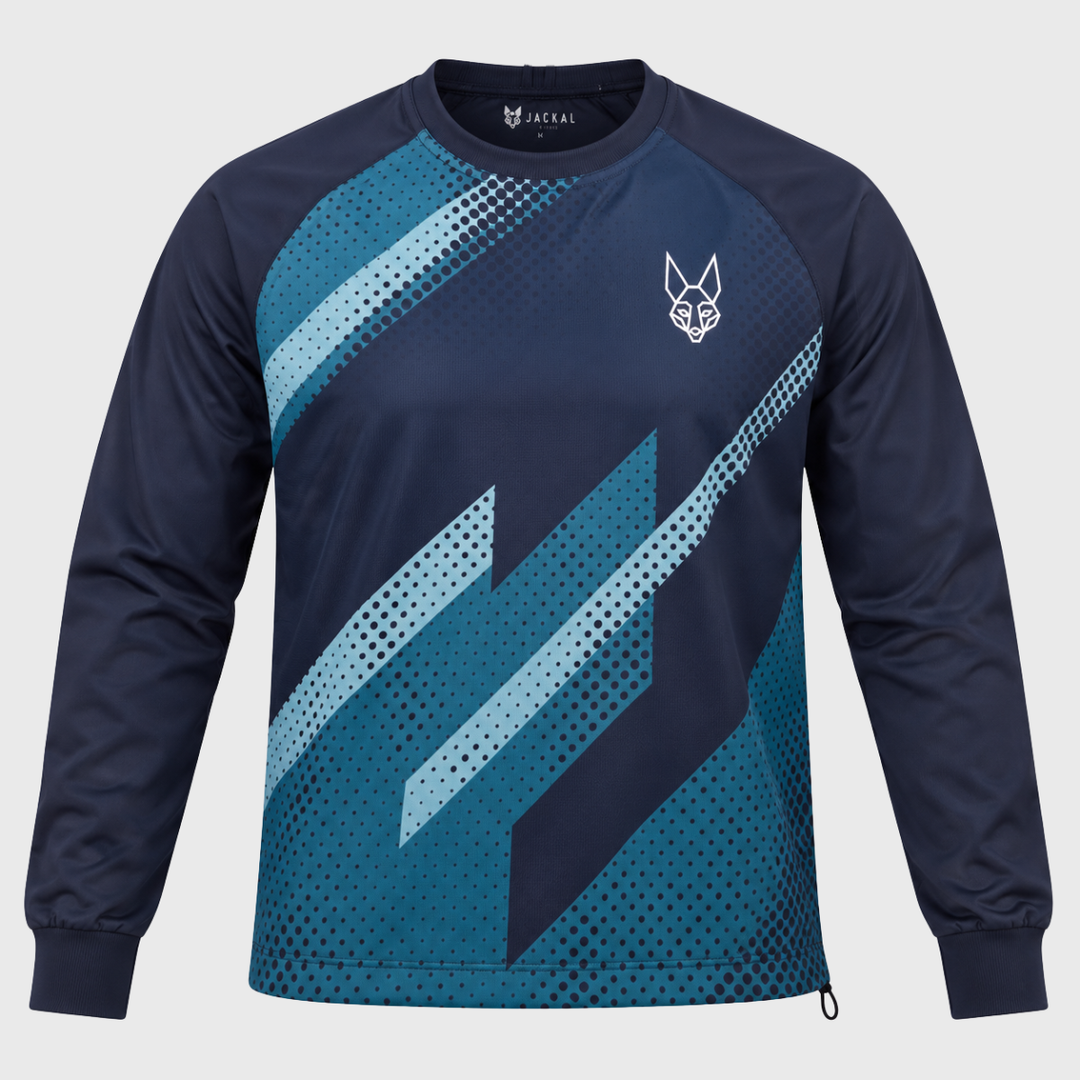 Jackal Rugby Sublimated Contact Top Navy/Steel