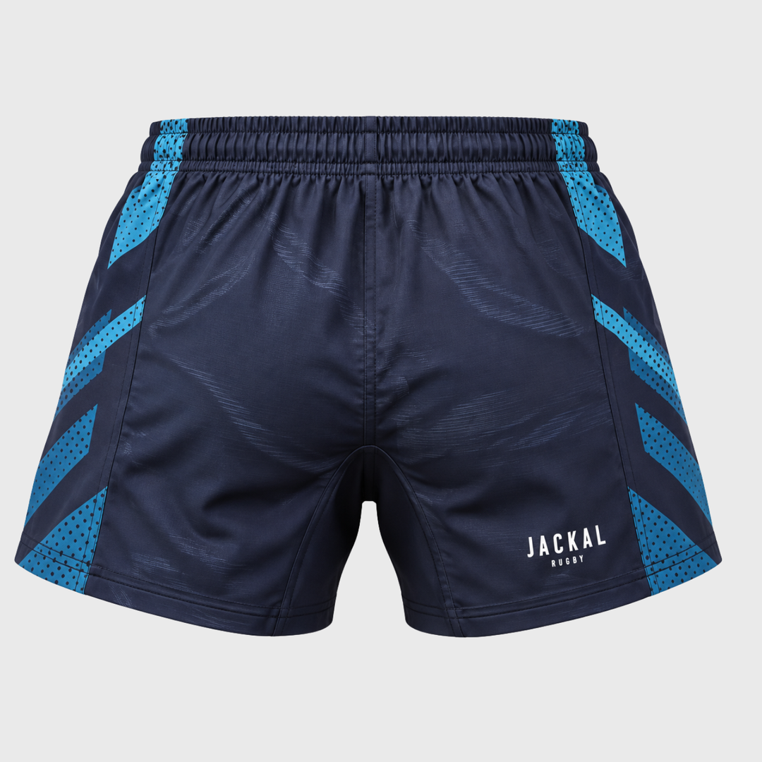 Jackal Graft Rugby Shorts Navy/Steel