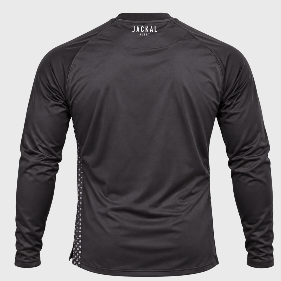 Jackal Rugby Turnover Training Sweatshirt Black/Grey/Orange