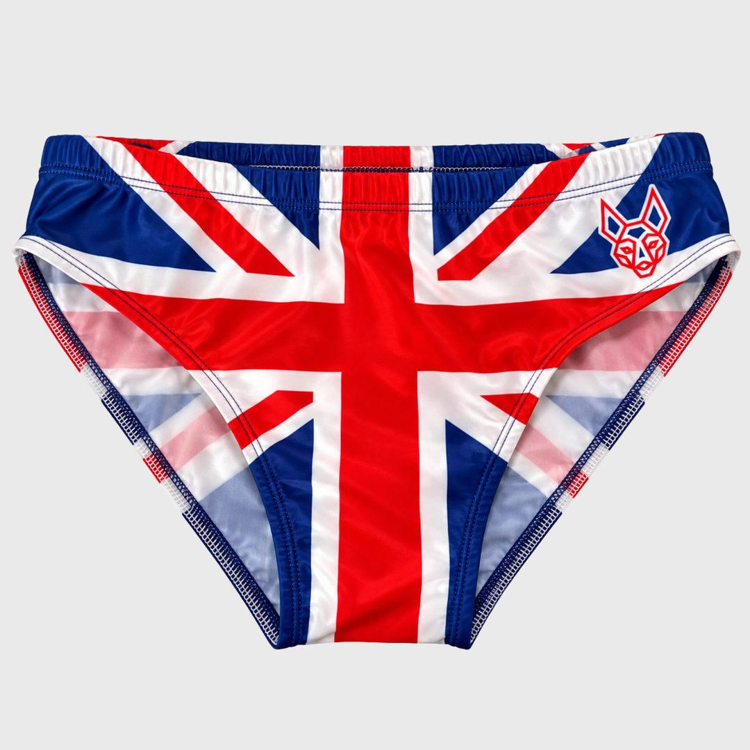 Jackal Rugby Union Jack Flag Fern Tackle Trunks