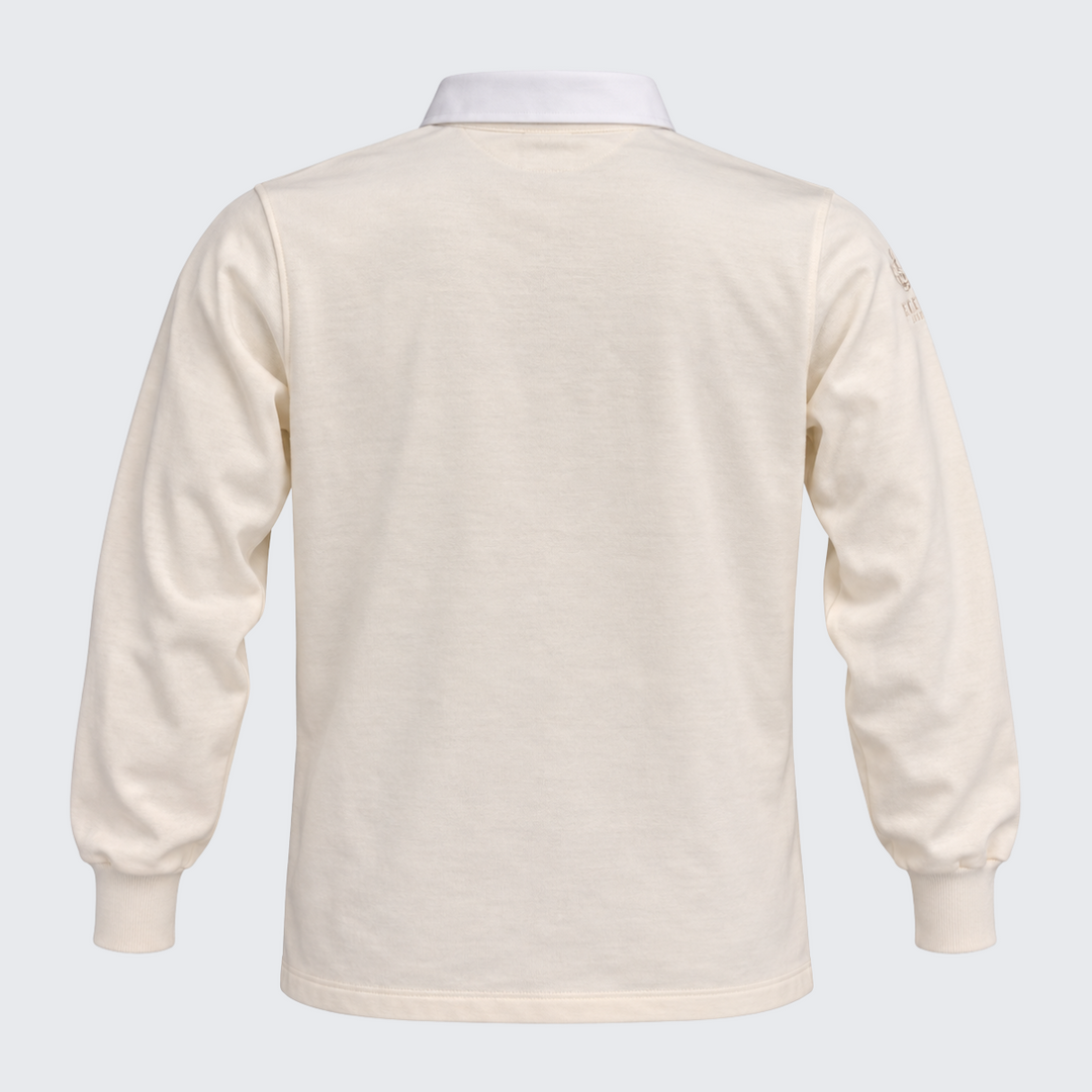 Jackal England Classic Long Sleeve White Rugby Shirt
